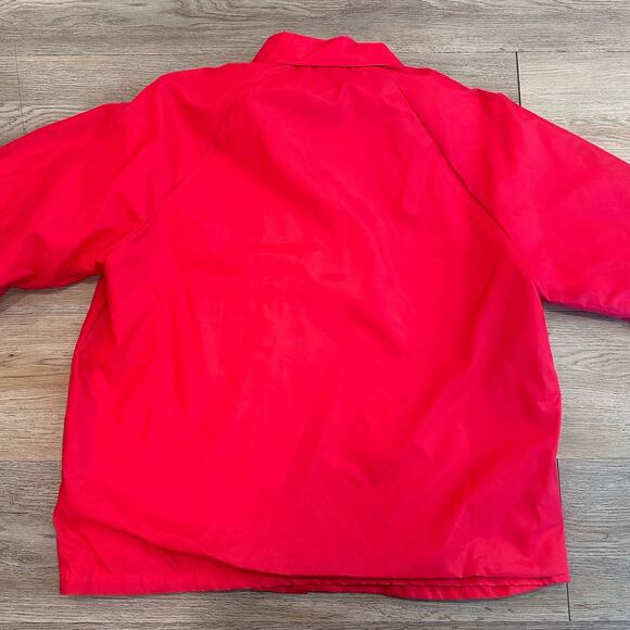 Vintage Cardinal Wej-it Red Nylon Windbreaker Jacket USA Streetwear Y2K Retro - Picture 11 of 11
